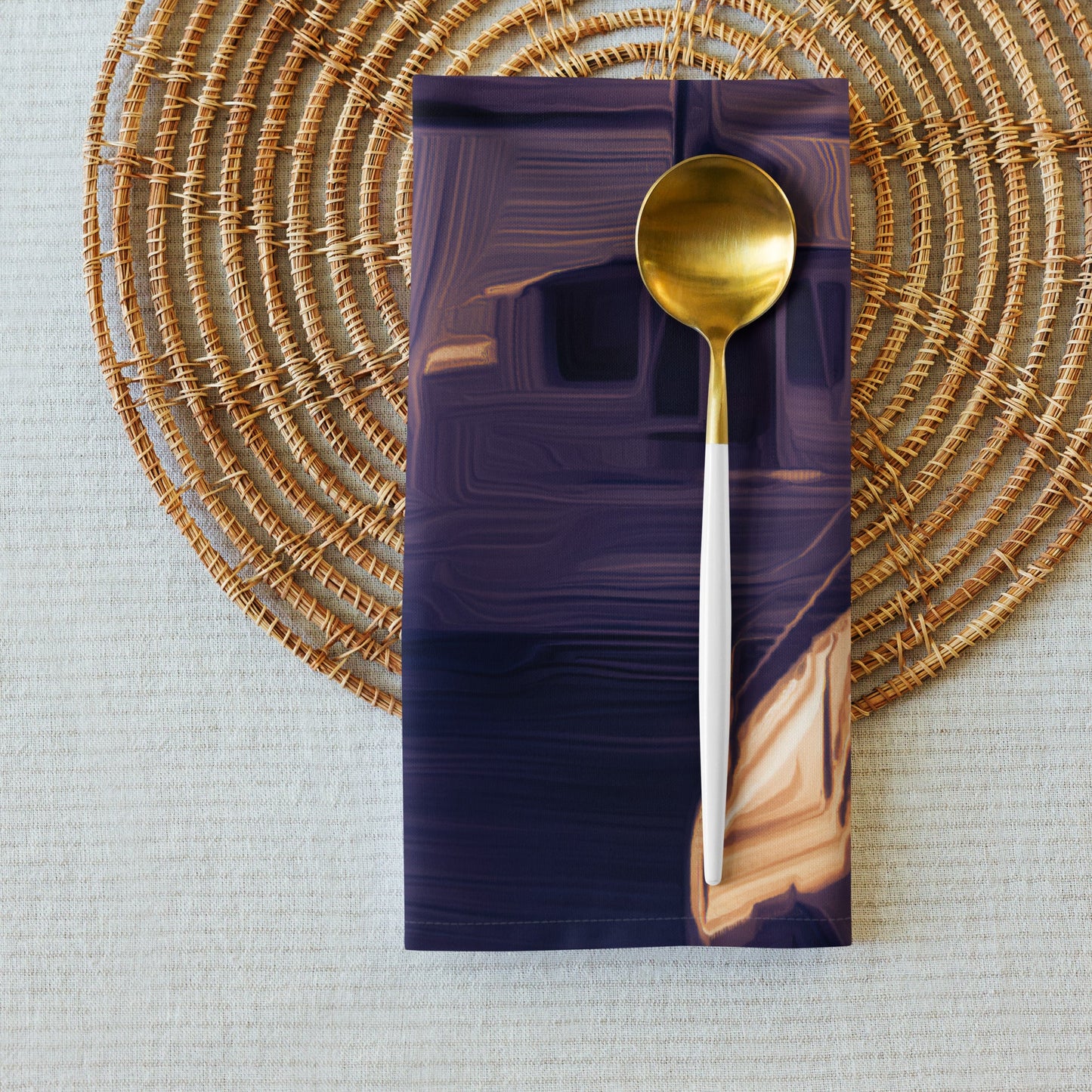 The Sleeping Yachts (at Sunset) - Cloth Napkin Set