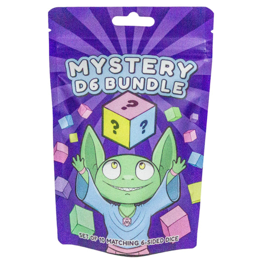Dice Goblin - Mystery D6 Bundle Bag - 12mm Pipped/Dotted