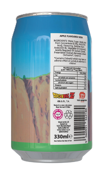 Dragon Ball Z Vegito's  Apple Fusion - Green Apple Flavour Soda