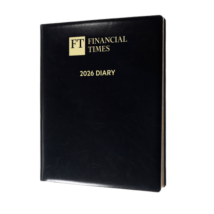 2026 Desk Diary - Week-to-View Planner- Black (DC-26)