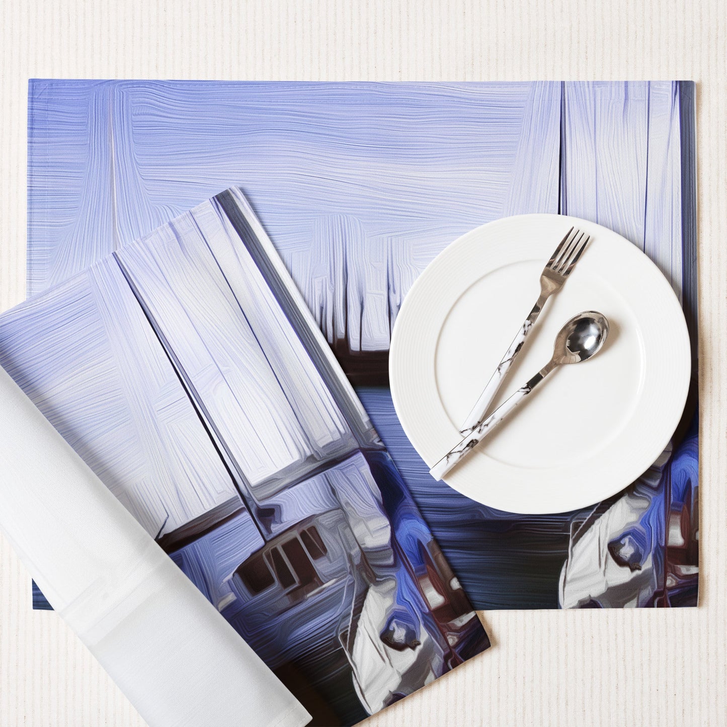 The Sleeping Yachts (at Afternoon) - Placemat Set