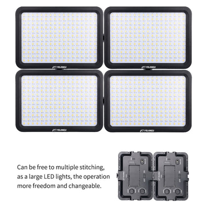 YELANGU YLG0504B 204 LEDs 1000LM 3300-5600K No Polar Dimmable Studio Light Video & Photo Light for Canon, Nikon, DSLR Cameras, 204 LEDs