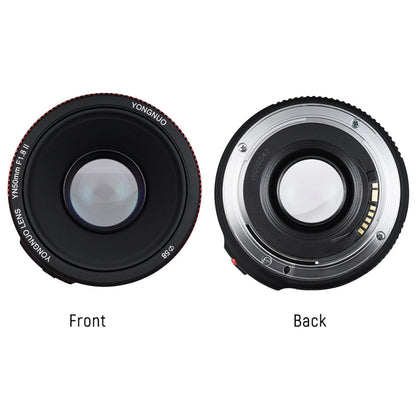 YONGNUO YN50MM F1.8C II F1.8 Auto Focus Lens for Canon EF Mount New Lens, YN50mm F1.8C II