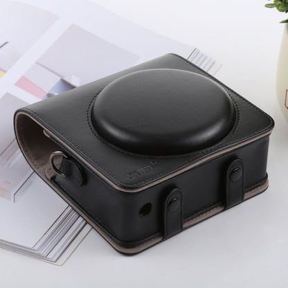 Retro Style Full Body Camera PU Leather Case Bag with Strap for FUJIFILM instax SQUARE SQ6, For FUJI SQ6