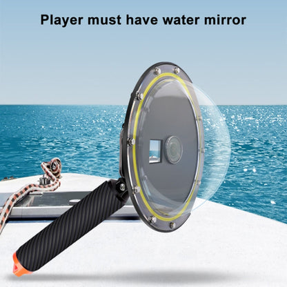 RUIGPRO Floating Hand Grip Dome Port Underwater Diving Camera Lens Transparent Cover for DJI Osmo Action, Osmo Action