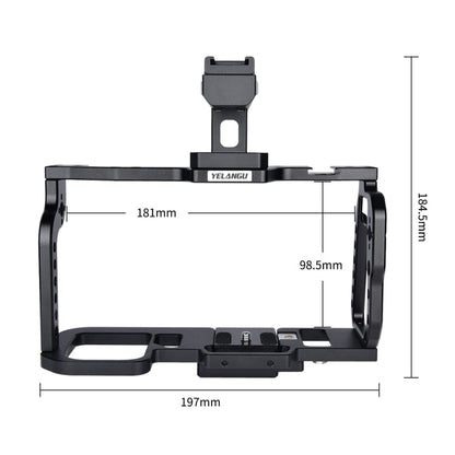 YELANGU C9-A YLG0911A Handle Video Camera Cage Stabilizer for DJI BMPCC 4K, C9-A