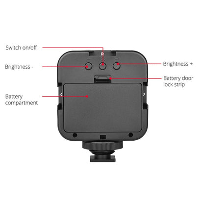 YELANGU LED01 49 LED Video Light for Camera / Video Camcorder, Video Light