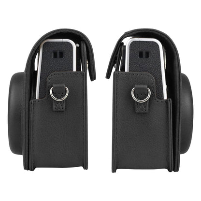 Full Body Camera Retro PU Leather Case Bag with Strap for FUJIFILM instax mini 40, For FUJIFILM instax mini 40