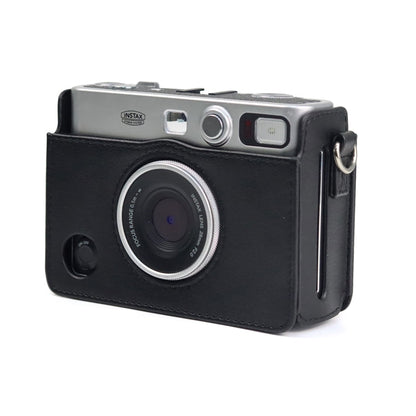 Retro Full Body Camera PU Leather Case Bag with Strap for FUJIFILM instax mini Evo, For FUJIFILM instax mini Evo Retro