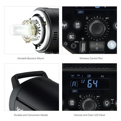 Godox DP600III Studio Flash Light 600Ws Bowens Mount Studio Speedlight, DP600III