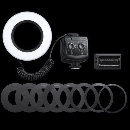 Godox Ring72 Macro Ring 48 LED Flash Light with 8 Different Size Adapter Rings, Ring72