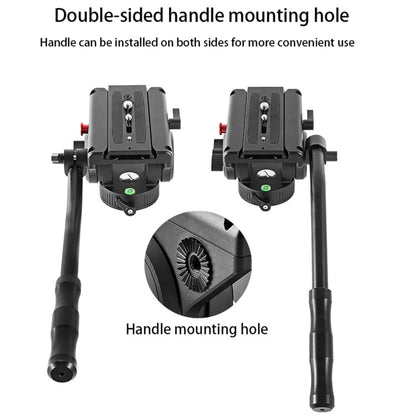 BEXIN VH-105 360 Degree Panorama Heavy Duty Tripod Action Fluid Drag Head, VH-105