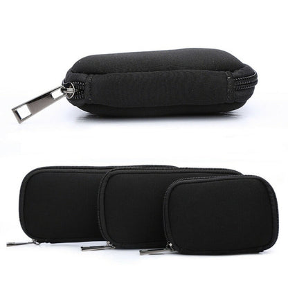 3 in 1 Neoprene U Disk Storage Bag Cover, 3 in 1