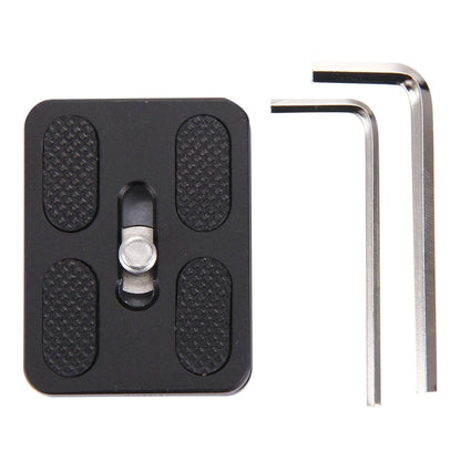 Fittest PU-50 Universal Aluminium Alloy Quick Release Plate with Rubber Cushion, PU-50