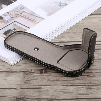 1/4 inch Thread PU Leather Camera Half Case Base for Canon EOS 6D /  6D Mark II, For Canon 6D2