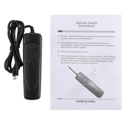 Cuely RR-90 Remote Switch Shutter Release Cord for Fujifilm X-T100 / X-Pro 2 / X-T1 / X-T20 / X-T10 / X30 / X-E2 / X-A10 / X-A3 / X-A2 / X100F / X100T, RR-90