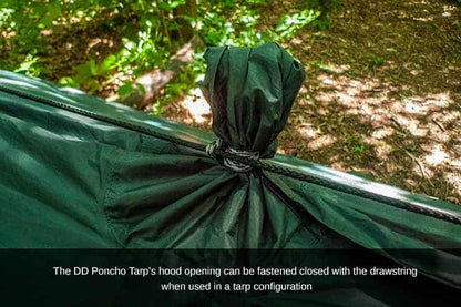 DD Hammocks Poncho Tarp - Olive Green