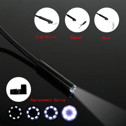 P20 4.3 Inch Screen Display HD1080P Inspection Endoscope with 8 LEDs, Length: 10m, Lens Diameter: 8mm, Mild Line, Length: 10m, Mild Line
