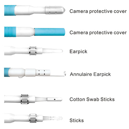 I98 1.3 Million HD Visual Earwax Clean Tool Endoscope Borescope with 6 LEDs, Lens Diameter: 5.5mm