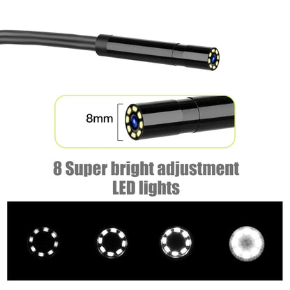 P30 5.5mm IP67 Waterproof 4.3 inch HD Portable Endoscope Hard Cable Industrial Endoscope, Cable Length: 5m, 5m, 5m (Blue)