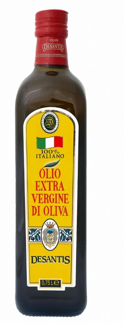 Desantis Extra Virgin Olive Oil 100% Italian Olives 750ml