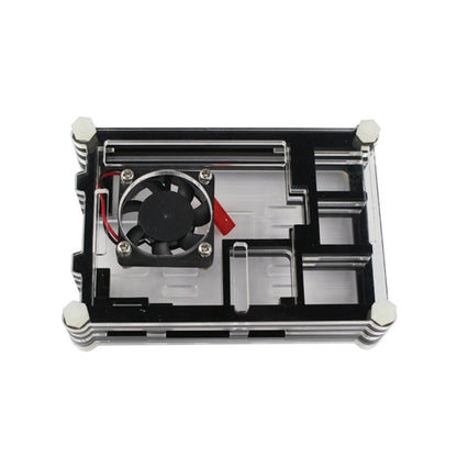 9 Layers Acrylic Box Shell Case with Cooling Fan for Raspberry pi 3
