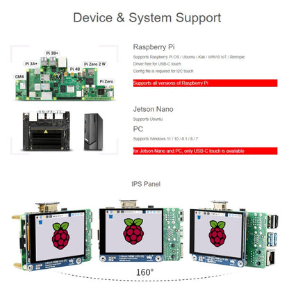 Waveshare 2.8 inch 480x640 HDMI IPS LCD Display (H) Fully Laminated Screen