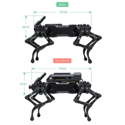 Waveshare WAVEGO 12-DOF Bionic Dog-Like Robot, Basic Version, Basic Version