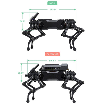 Waveshare WAVEGO 12-DOF Bionic Dog-Like Robot, Extension Pack, Extension Pack