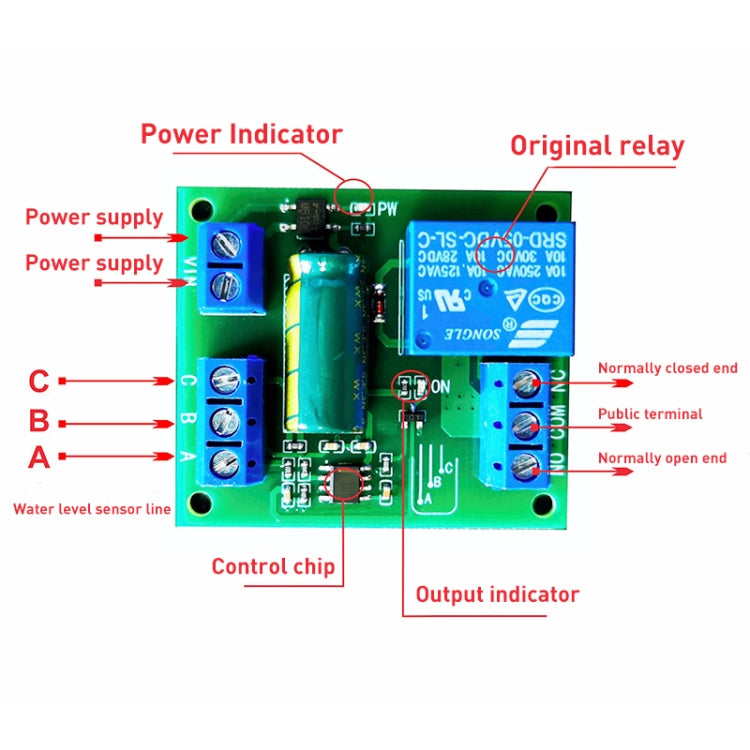 5V Full Auto Water Level Control Switch Module Water Tank Liquid Level Sensor Automatic Pumping Device, 5V Water Tank Liquid Level Sensor