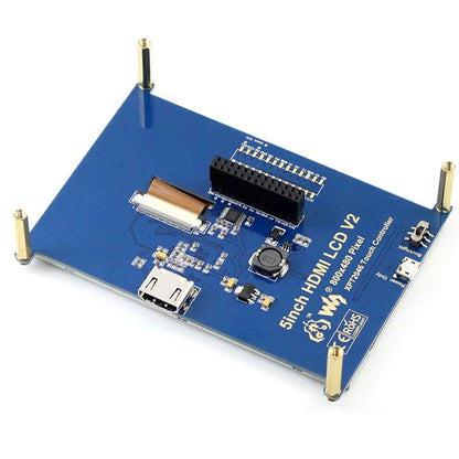 WAVESHARE 5 Inch HDMI LCD 800x480 Touch Screen  for Raspberry Pi, 5 Inch HDMI LCD
