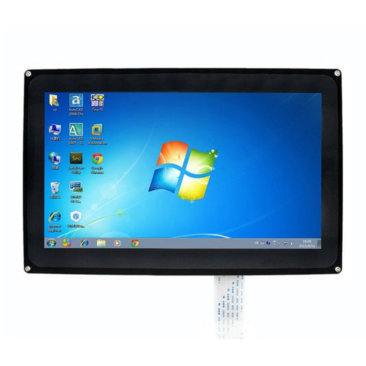 WAVESHARE 10.1inch Resistive Touch Screen LCD, HDMI interface with Case, Supports Multi mini-PCs, 10.1inch HDMI LCD (H) (with case)