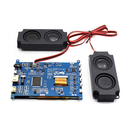 WAVESHARE 5 Inch HDMI LCD (H) 800x480 Touch Screen  for Raspberry Pi Supports Various Systems, 5 Inch HDMI LCD (H)