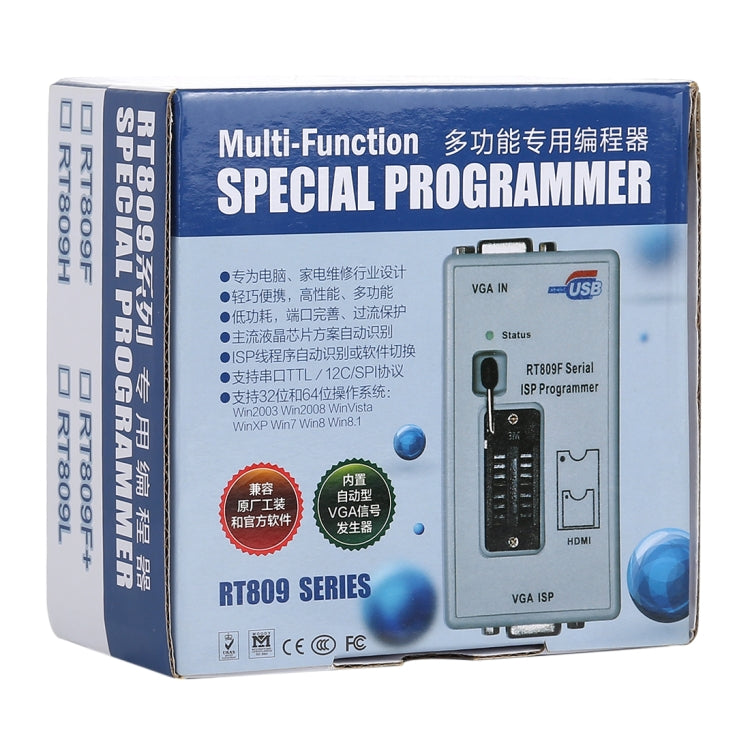 RT809F ISP Programmer LCD USB Special Programmer Repair Tools, RT809F