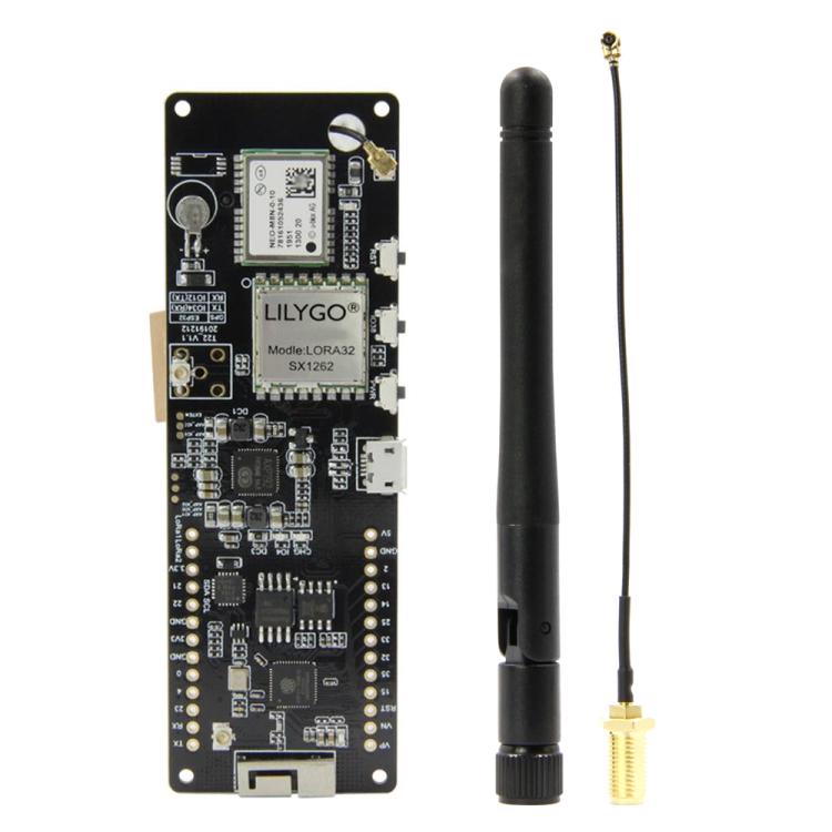 TTGO T-Beam ESP32 Bluetooth WiFi Module 868MHz GPS NEO-M8N LORA 32 Module with Antenna & 18650 Battery Holder, 868MHz