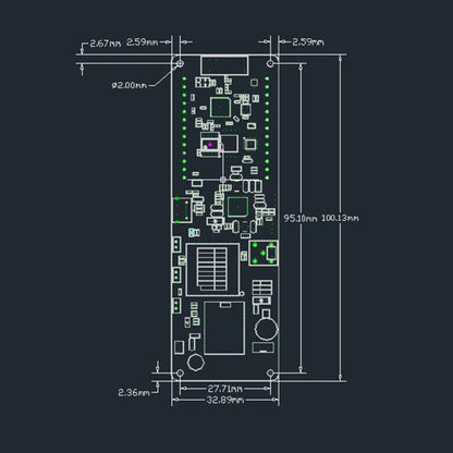 TTGO T-Beam ESP32 Bluetooth WiFi Module 868MHz GPS NEO-M8N LORA 32 Module with Antenna & 18650 Battery Holder, 868MHz