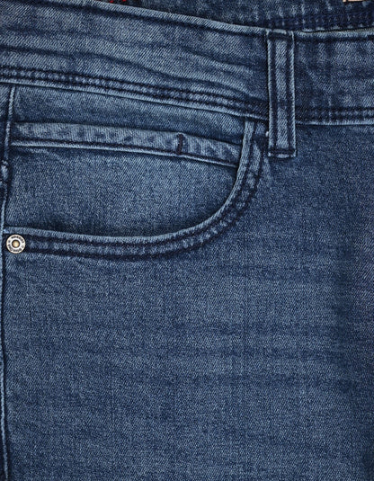 Men's Light Green Tinted Denim Jeans