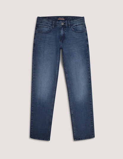 Men's Light Green Tinted Denim Jeans