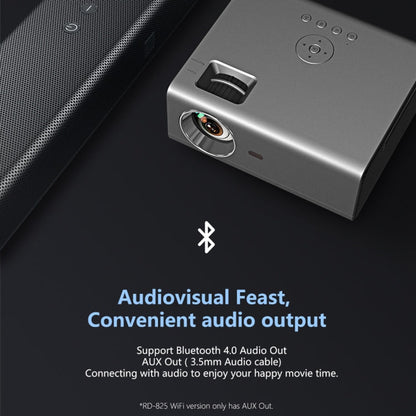 RD825 1280x720 2200LM Mini LED Projector Home Theater, Support HDMI & AV & VGA & USB, General Version, General Version