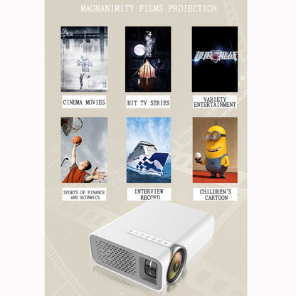 YG520 800x480 1800LM Mini LED Projector Home Theater, Support HDMI & AV & SD & USB & VGA, Mobile Phone Version, Mobile Phone Version