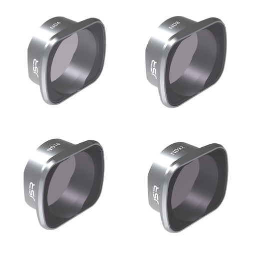 JSR KS 4 in 1 ND4+ND8+ND16+ND32 Lens Filter for DJI FPV, Aluminum Alloy Frame, 4 in 1 ND