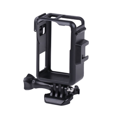 For DJI Osmo Action 3 Vertical Plastic Protective Frame Cage with Cold Shoes, For DJI Osmo Action 3