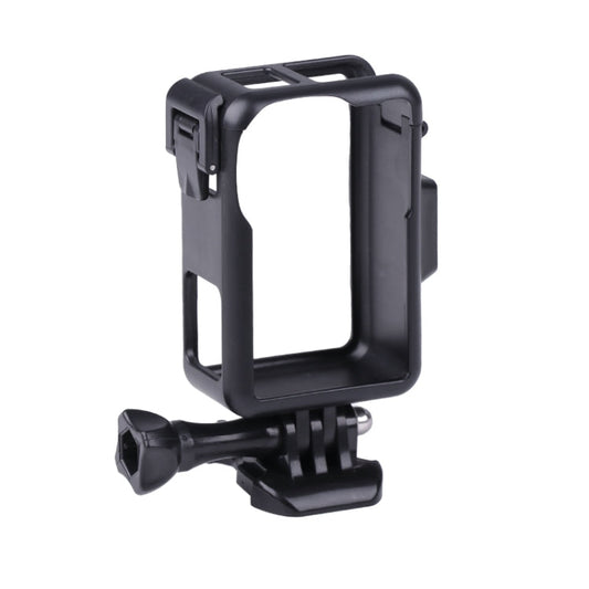For DJI Osmo Action 3 Vertical Plastic Protective Frame Cage with Cold Shoes, For DJI Osmo Action 3