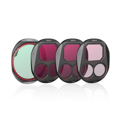 For DJI Mavic 4 Pro STARTRC 4 in 1 CPL ND8 ND32 ND64 Lens Filter Kit, CPL ND8 ND32 ND64