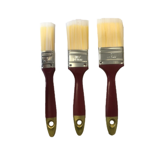 3Piece Professional Paint Brush Set for Artists DIY Enthusiasts
