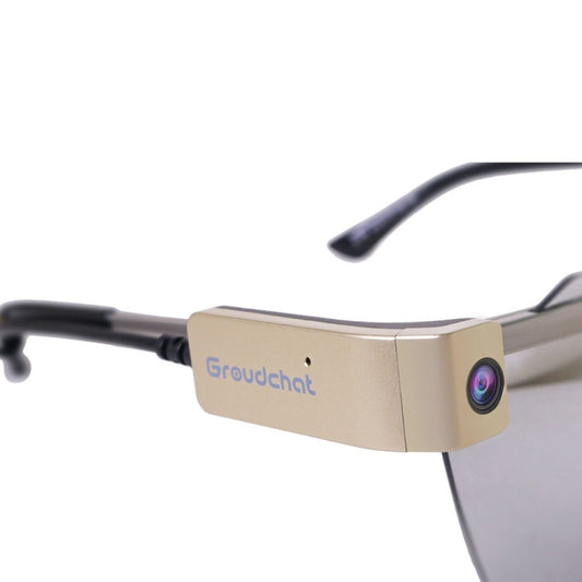 1080P Wearable Glasses Camera – Hands-Free USB Camera with Noise-Reducing Mic