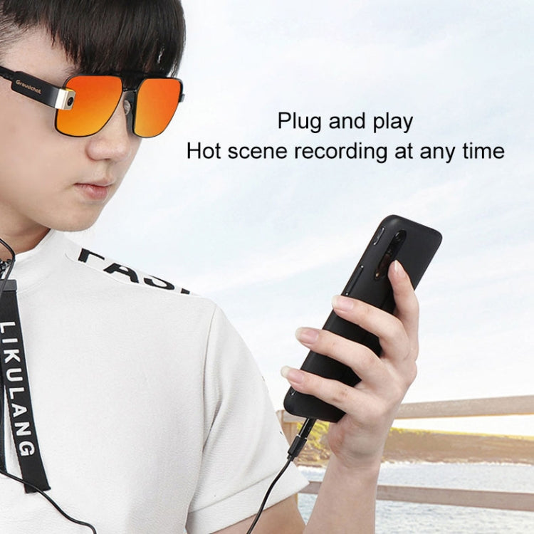 1080P Wearable Glasses Camera – Hands-Free USB Camera with Noise-Reducing Mic