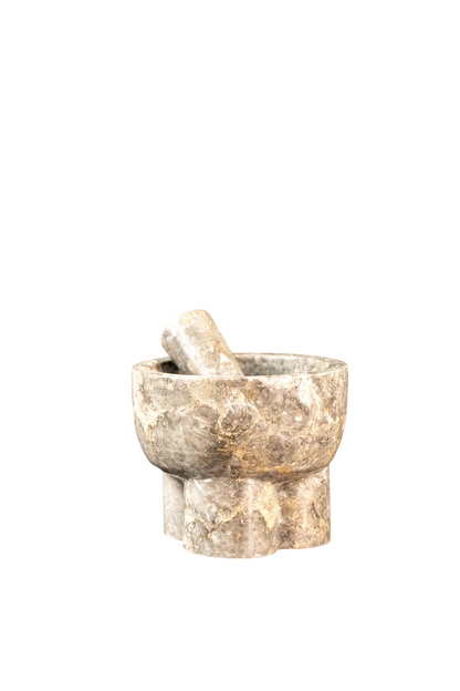 Grey Marble Pestle and Mortar