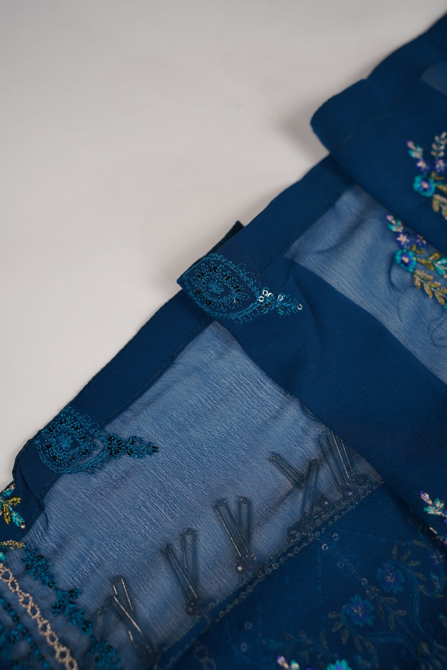 Husan e Jahan - Luxury Chiffon Outfit with Chiffon Dupatta - Ready to Wear - HEJ-V4-D2