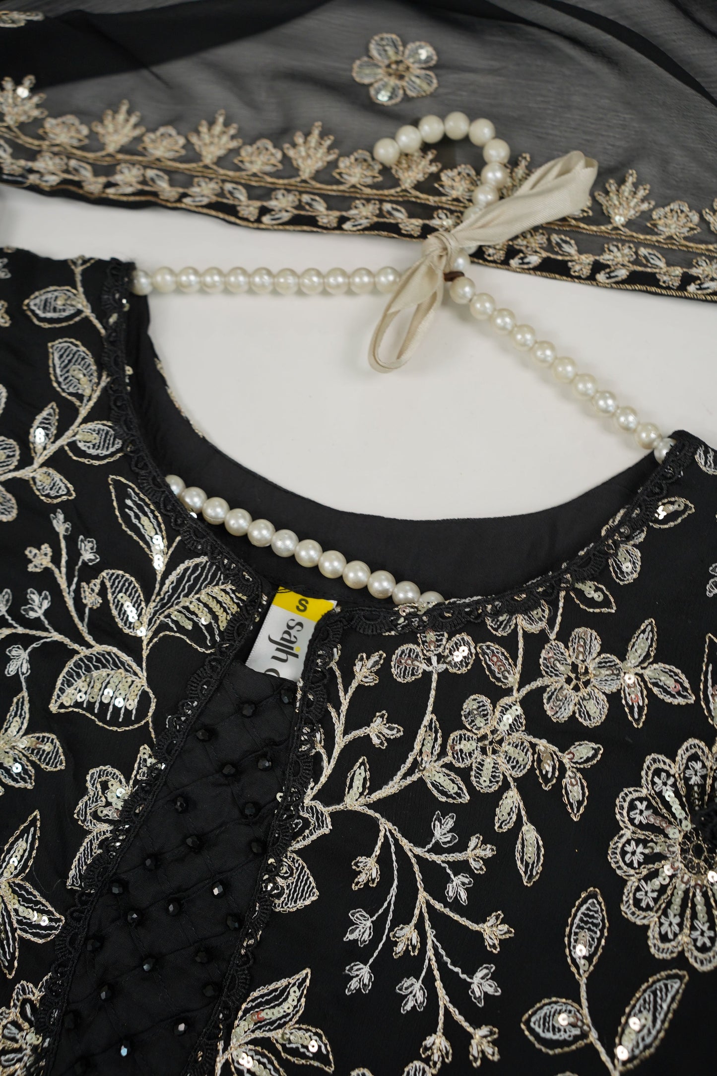 Husan e Jahan - Luxury Chiffon Outfit with Chiffon Dupatta - Ready to Wear - V2 - Eid25 - 05